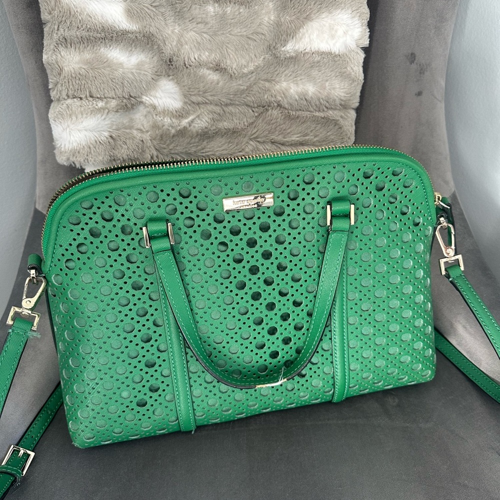 Kate Spade Green Leather Handbag
